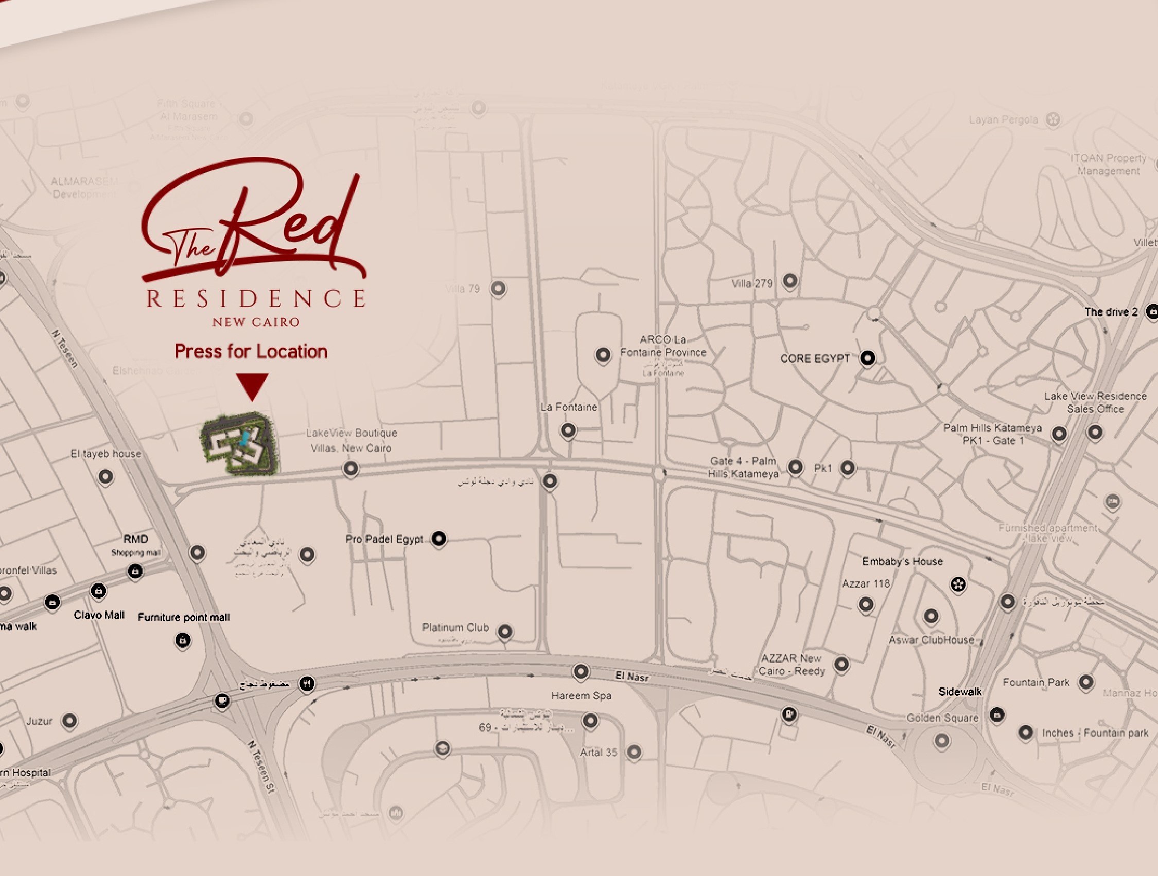 The Red Residence New Cairo