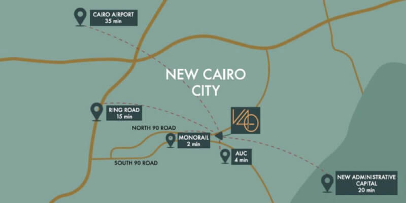 موقع ديستركت مول v40 القاهرة الجديدة