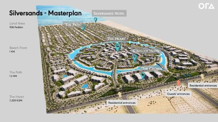 Silversands North Coast Location Map