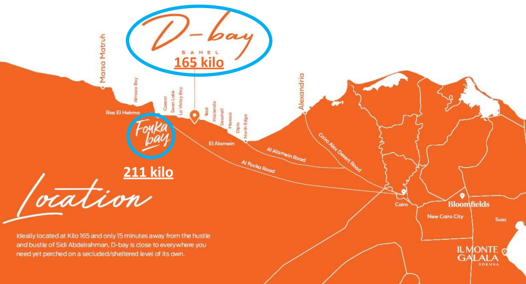 موقع قرية دي باي علي الخريطة