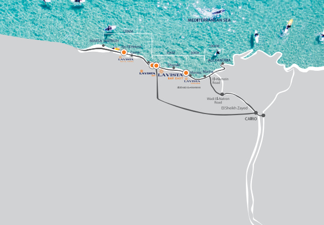 The Location of La Vista Bay East North Coast
